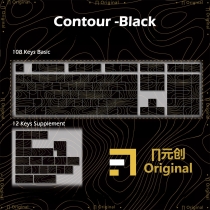 Contour 104+16 PBT Backlit Keycaps Set Cherry Profile for MX Mechanical Keyboard